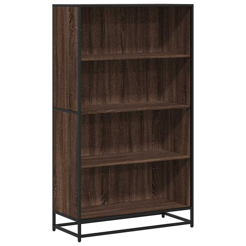 Bücherregal Braun Eichen-Optik 80,5X35X Holzwerkstoff Braune Eiche