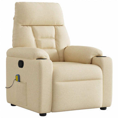 Relaxsessel Elektrisch Stoff Creme