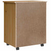 Rollschrank Mit Schubladen Moss Honigbraun Massivholz Kiefer