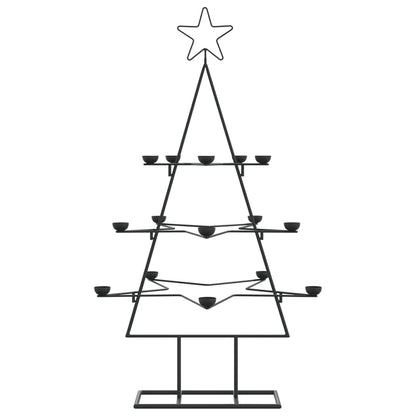 Metall-Weihnachtsbaum Zum Dekorieren Schwarz