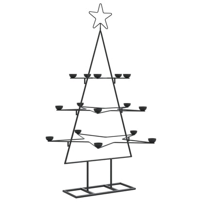 Metall-Weihnachtsbaum Zum Dekorieren Schwarz