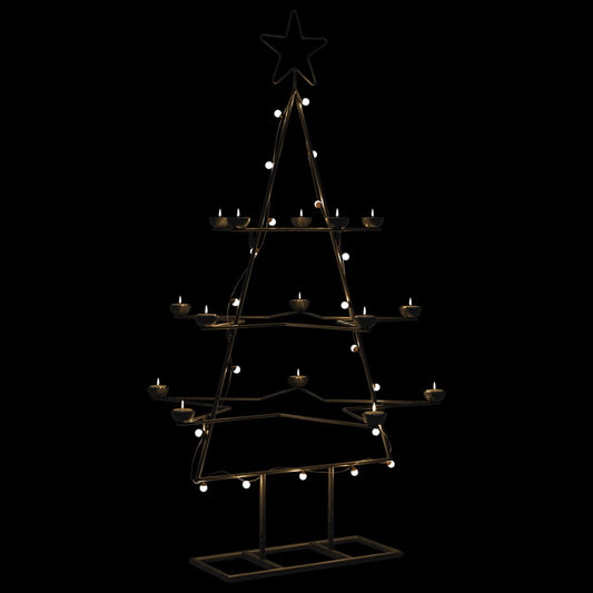 Metall-Weihnachtsbaum Zum Dekorieren Schwarz