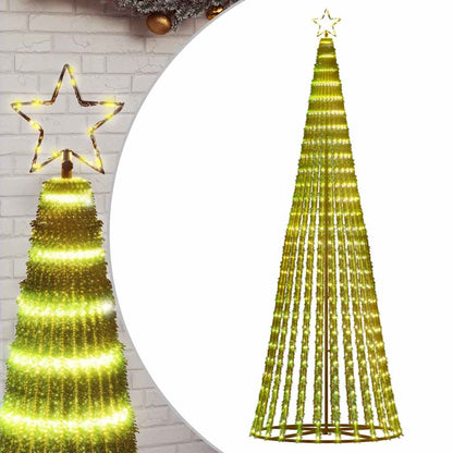 Weihnachtsbaum Kegelform 475 Leds Warmweiß 247 Cm