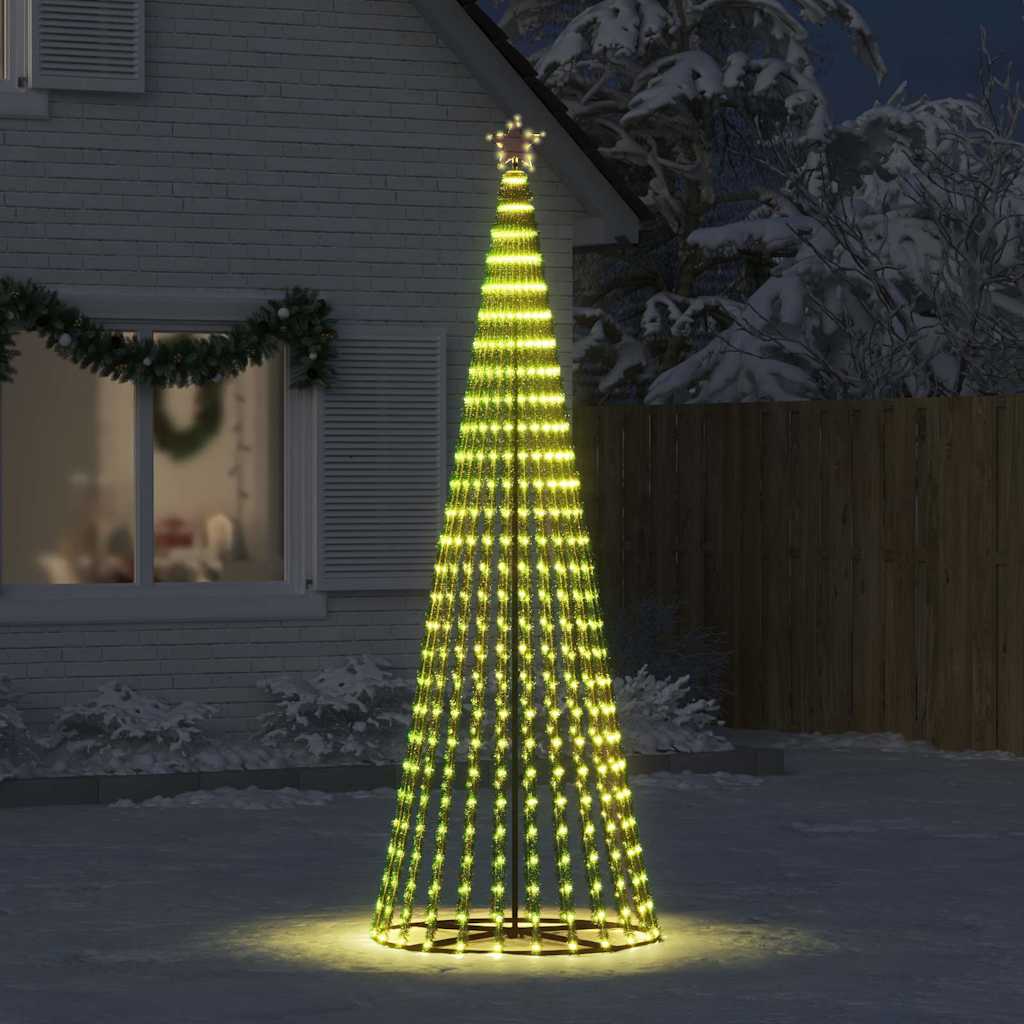 Weihnachtsbaum Kegelform 475 Leds Warmweiß 247 Cm