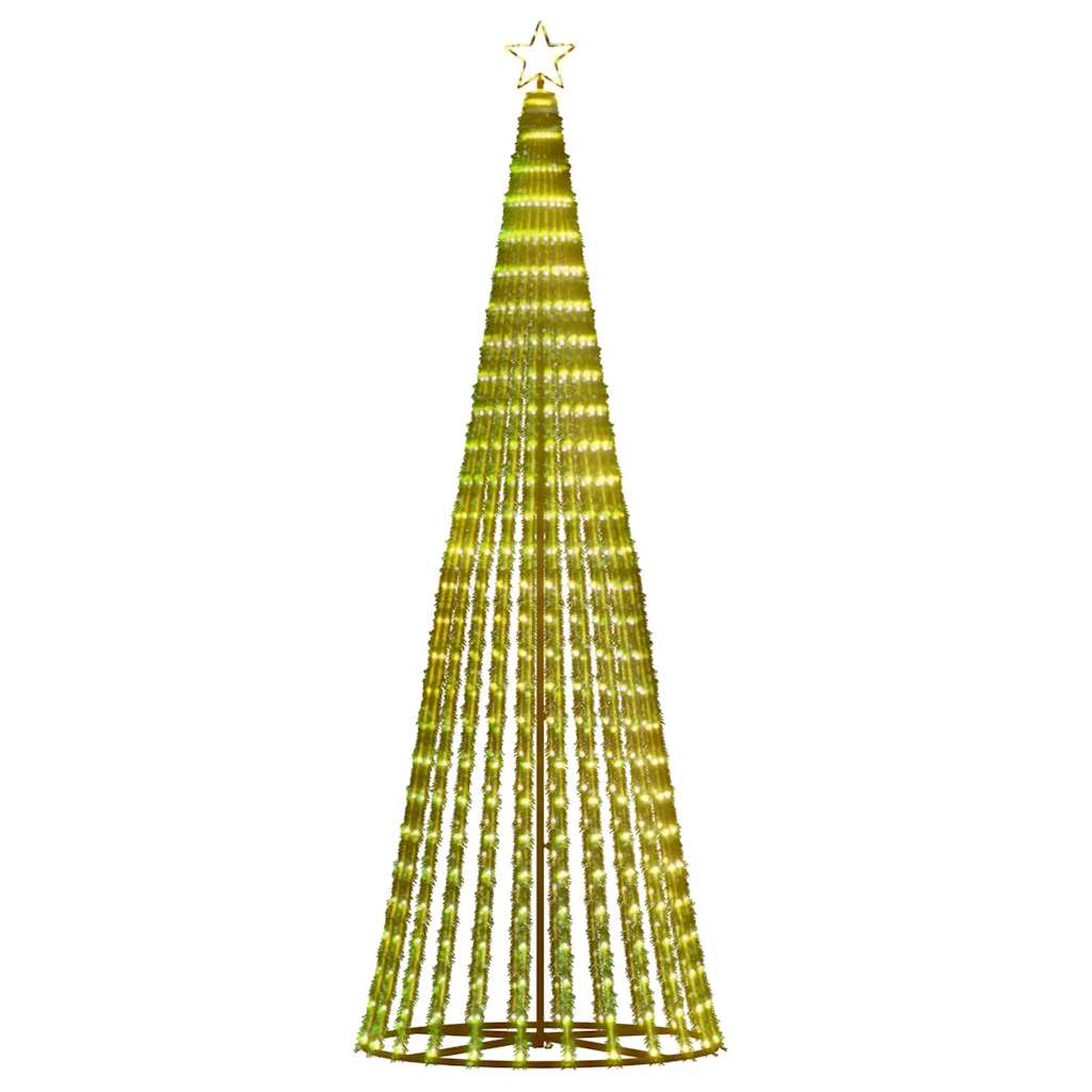 Weihnachtsbaum Kegelform 475 Leds Warmweiß 247 Cm