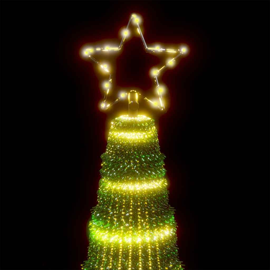 Weihnachtsbaum Kegelform 475 Leds Warmweiß 247 Cm