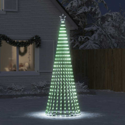 Weihnachtsbaum Kegelform 475 Leds Kaltweiß 247 Cm