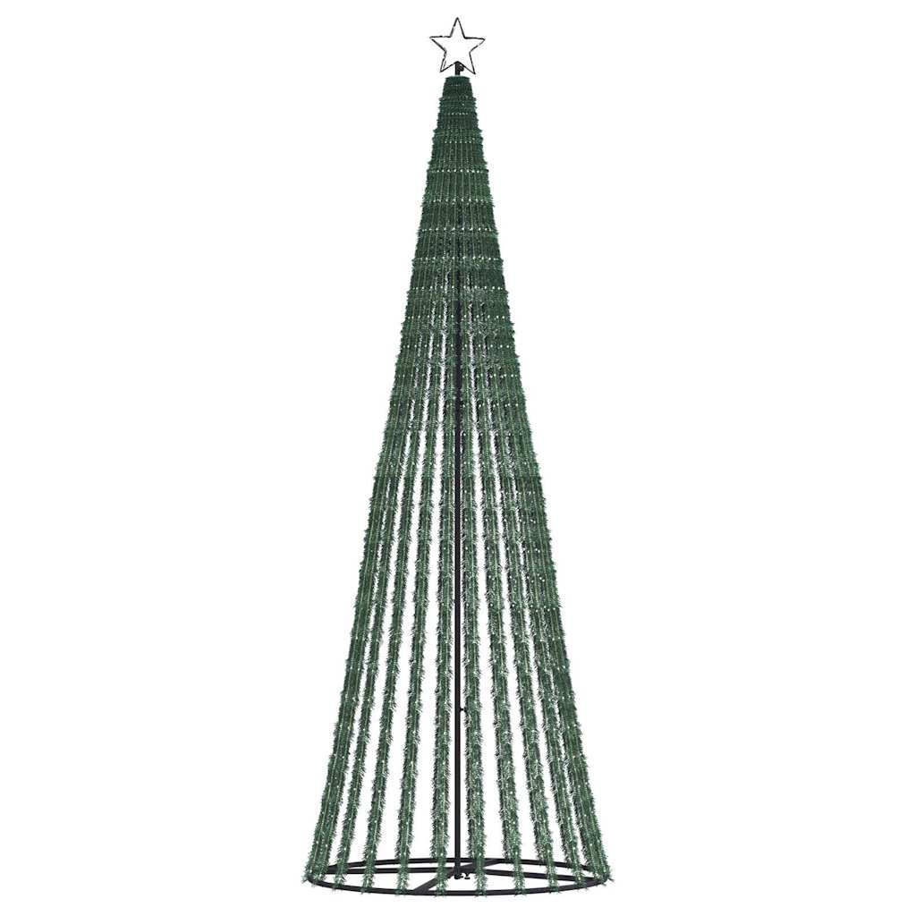 Weihnachtsbaum Kegelform 475 Leds Kaltweiß 247 Cm