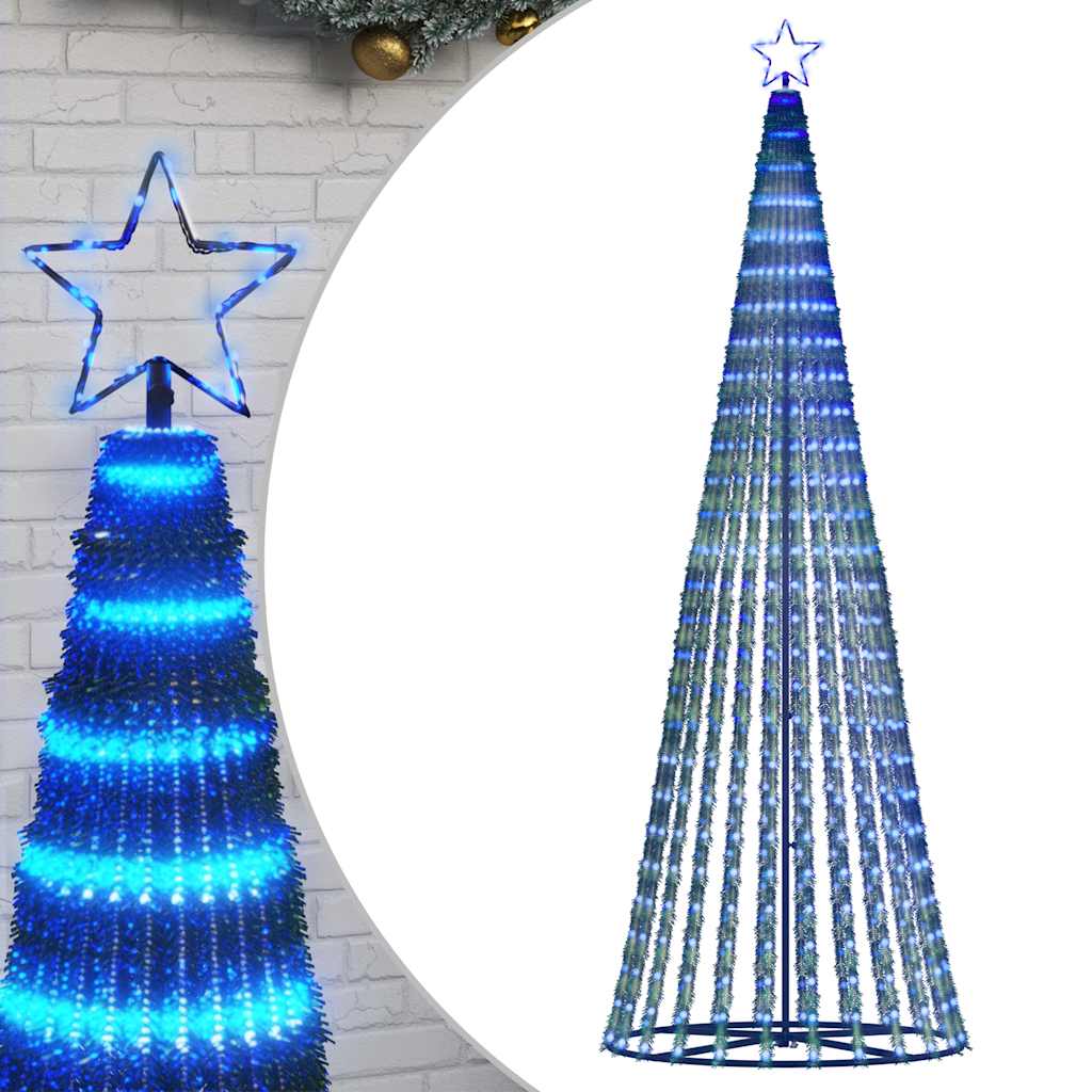 Weihnachtsbaum Kegelform 475 Leds Blau 247 Cm