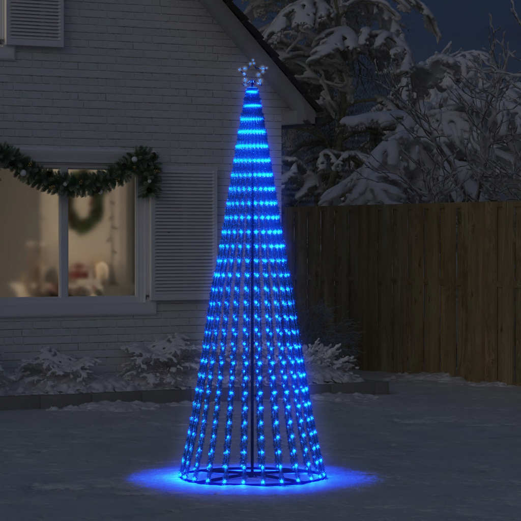 Weihnachtsbaum Kegelform 475 Leds Blau 247 Cm