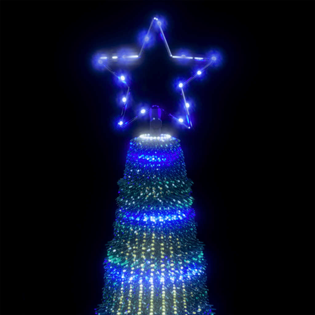 Weihnachtsbaum Kegelform 475 Leds Blau 247 Cm