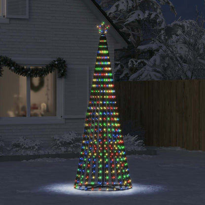 Weihnachtsbaum Kegelform 475 Leds Mehrfarbig 247 Cm