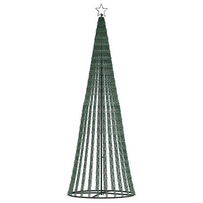 Weihnachtsbaum Kegelform 475 Leds Mehrfarbig 247 Cm