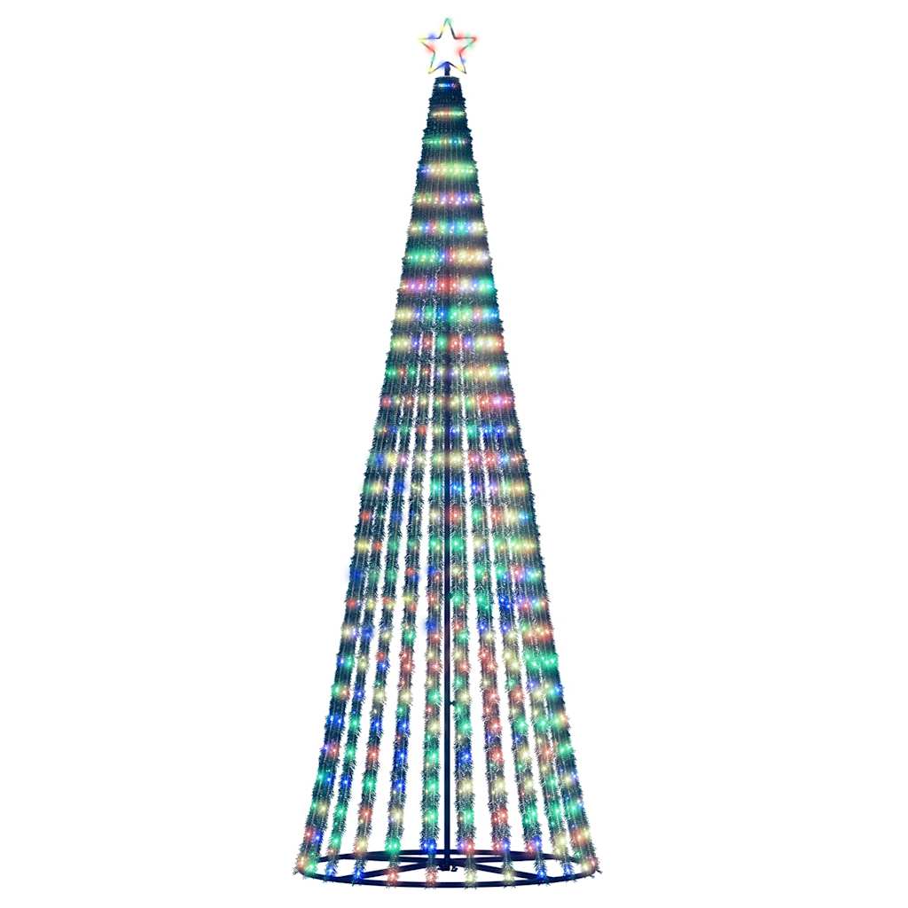 Weihnachtsbaum Kegelform 475 Leds Mehrfarbig 247 Cm