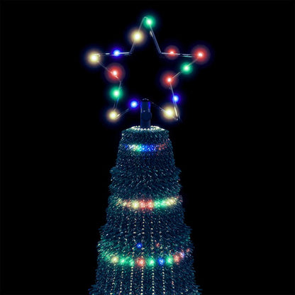 Weihnachtsbaum Kegelform 475 Leds Mehrfarbig 247 Cm