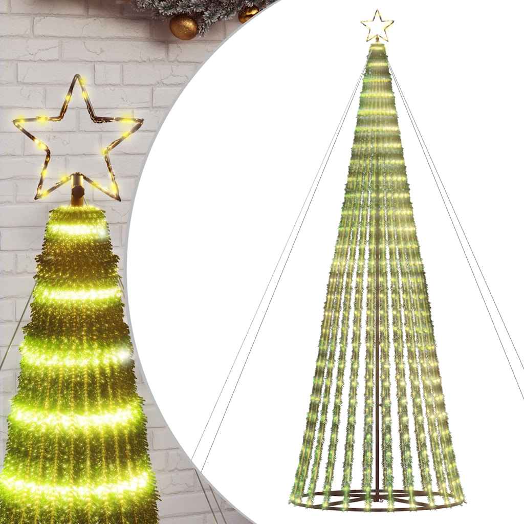 Weihnachtsbaum Kegelform 1028 Leds Warmweiß 403 Cm