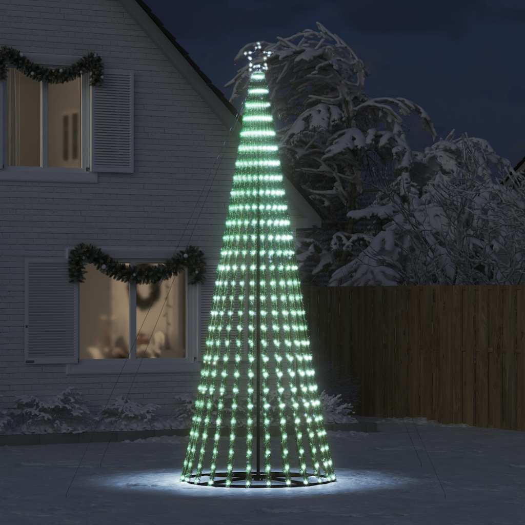 Weihnachtsbaum Kegelform 1028 Leds Kaltweiß 403 Cm