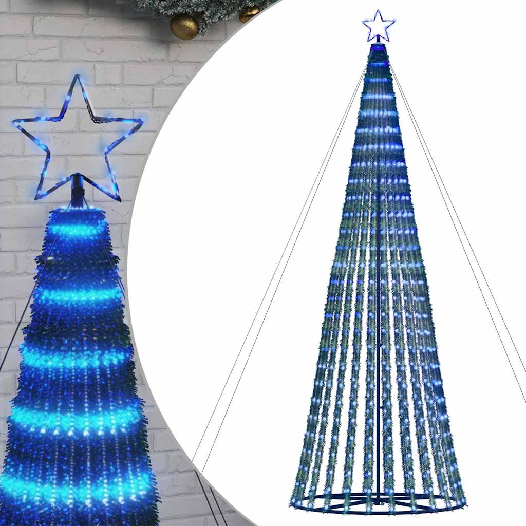 Weihnachtsbaum Kegelform 1028 Leds Blau 403 Cm