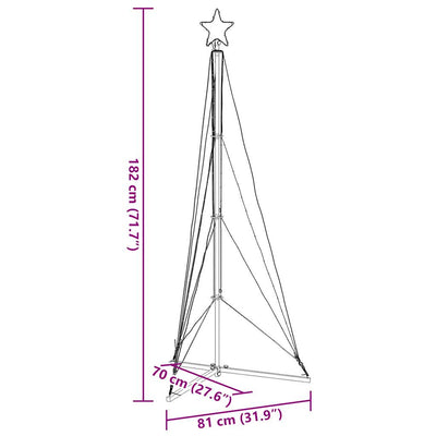 Weihnachtsbaum-Beleuchtung 363 Leds