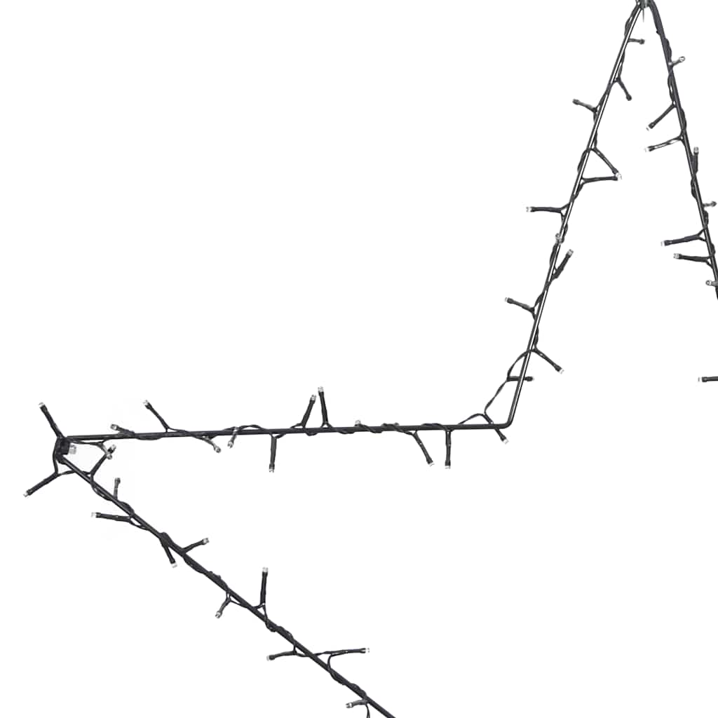 Weihnachtsbeleuchtung Stern-Silhouette 115 Leds Warmweiß