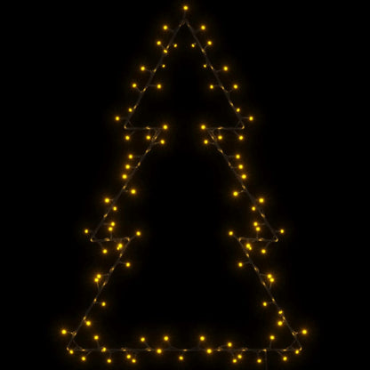 Weihnachtsbeleuchtung Weihnachtsbaum-Silhouette 115 Leds