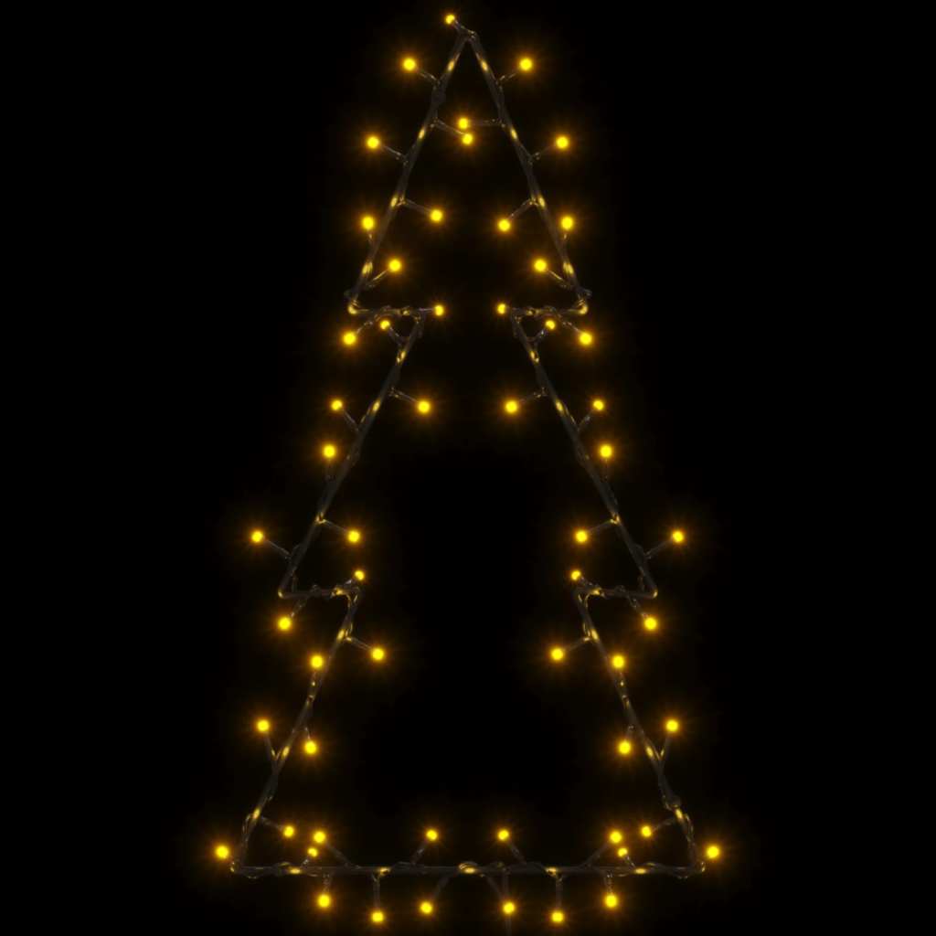 Weihnachtsbeleuchtung Weihnachtsbaum-Silhouette 80 Leds