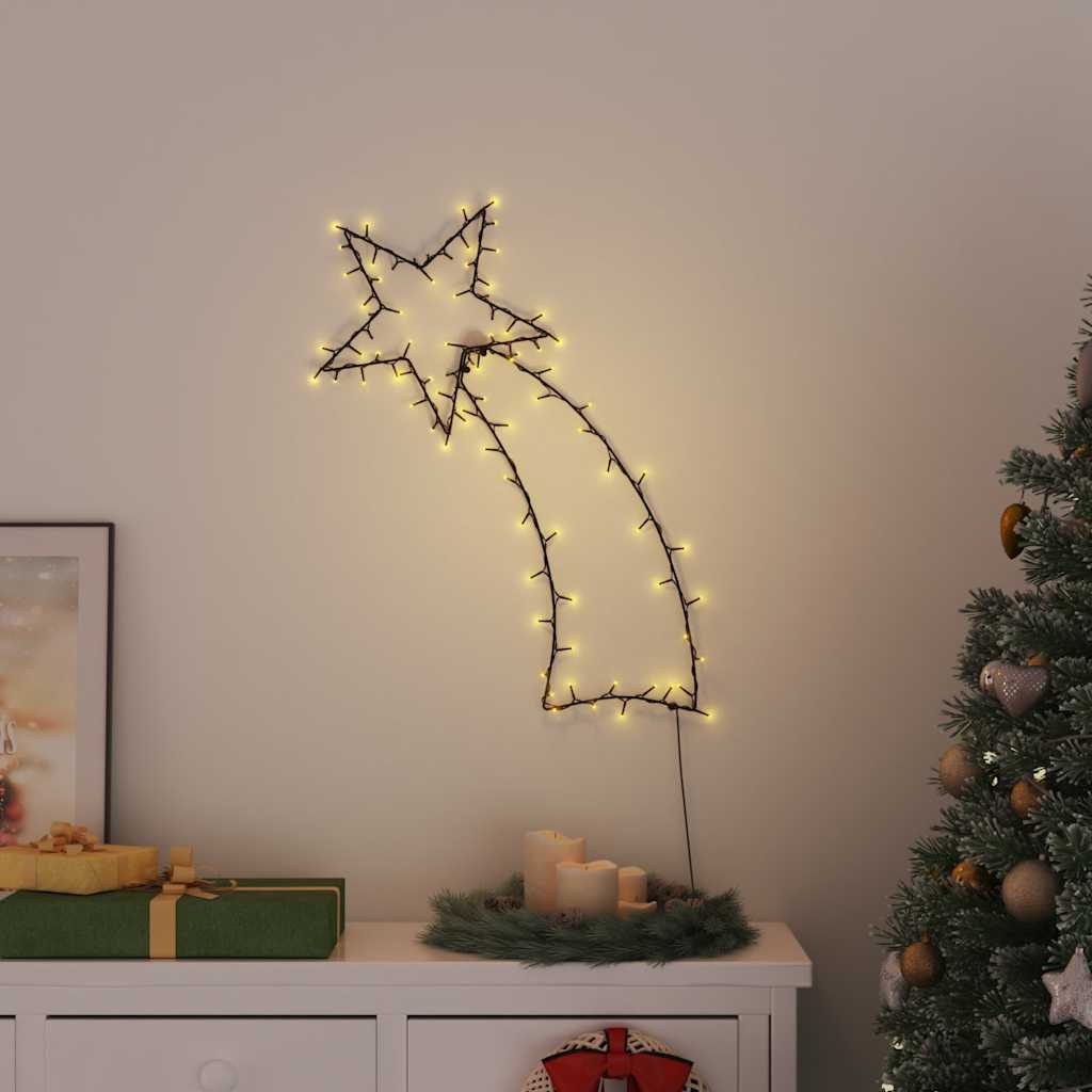 Weihnachtsbeleuchtung Sternschnuppen-Silhouette 115 Leds