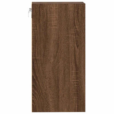 Hängeschrank Braun Eichen-Optik 40X29,5X60 Cm Holzwerkstoff Braune Eiche