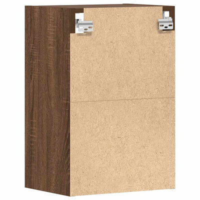 Hängeschrank Braun Eichen-Optik 40X29,5X60 Cm Holzwerkstoff Braune Eiche