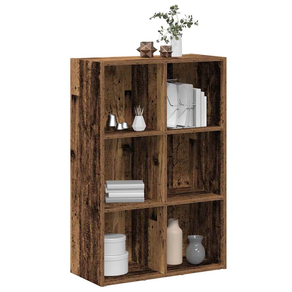 Bücherregal/Sideboard -Optik 66X30X Holzwerkstoff Altholz