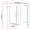 Bücherschrank Artisan-Eiche 82,5X30,5X Holzwerkstoff