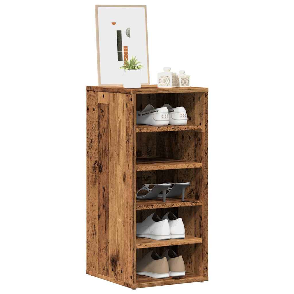 Schuhschrank -Optik 32X35X70 Cm Holzwerkstoff