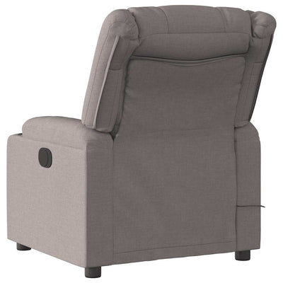 Massagesessel Stoff Taupe