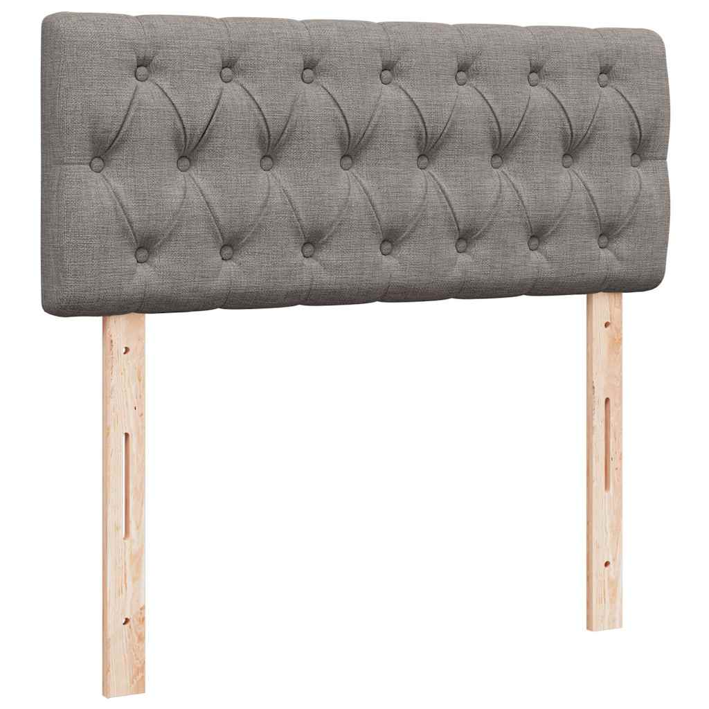 Ottoman-Bett Mit Matratze Stoff Taupe