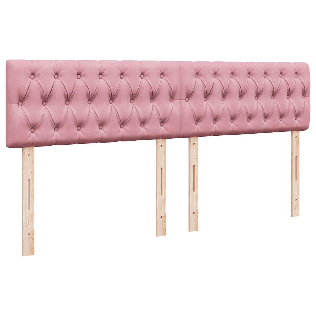 Ottoman-Bett Mit Matratze Samt Rosa