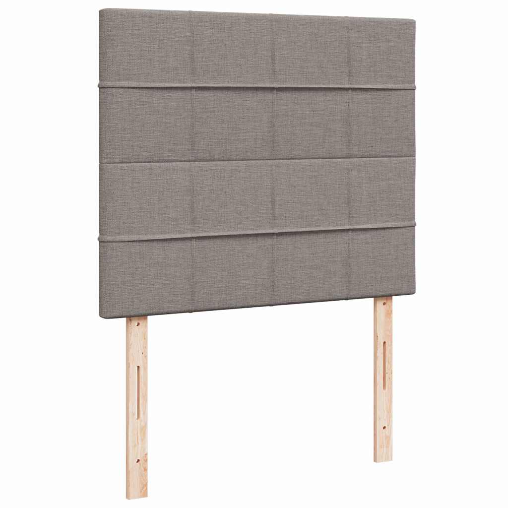 Ottoman-Bett Mit Matratze Stoff Taupe