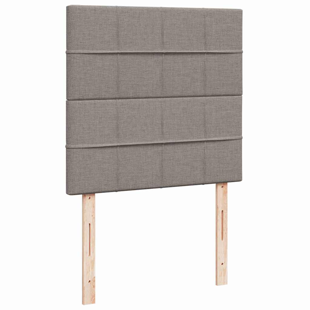 Ottoman-Bett Mit Matratze & Leds Stoff Taupe