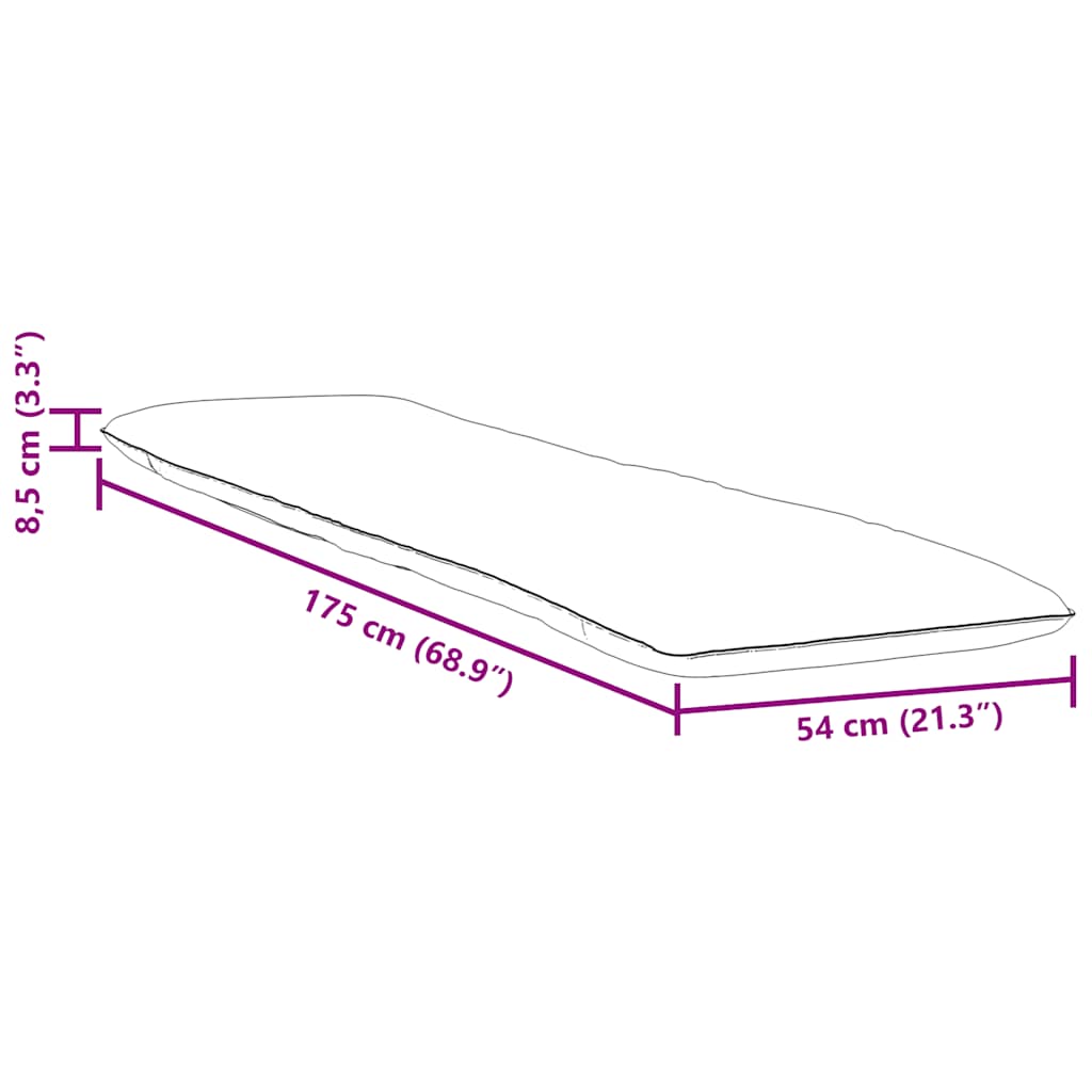 Sonnenliege Klappbar Grau Karomuster 175X54X8,5Cm Oxford-Gewebe