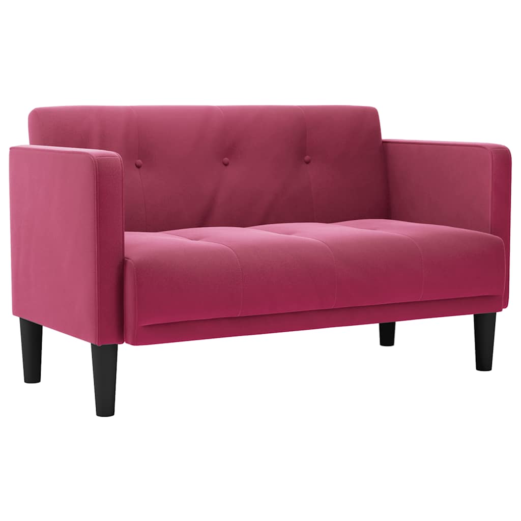 Zweisitzer-Sofa 111 Cm Samt