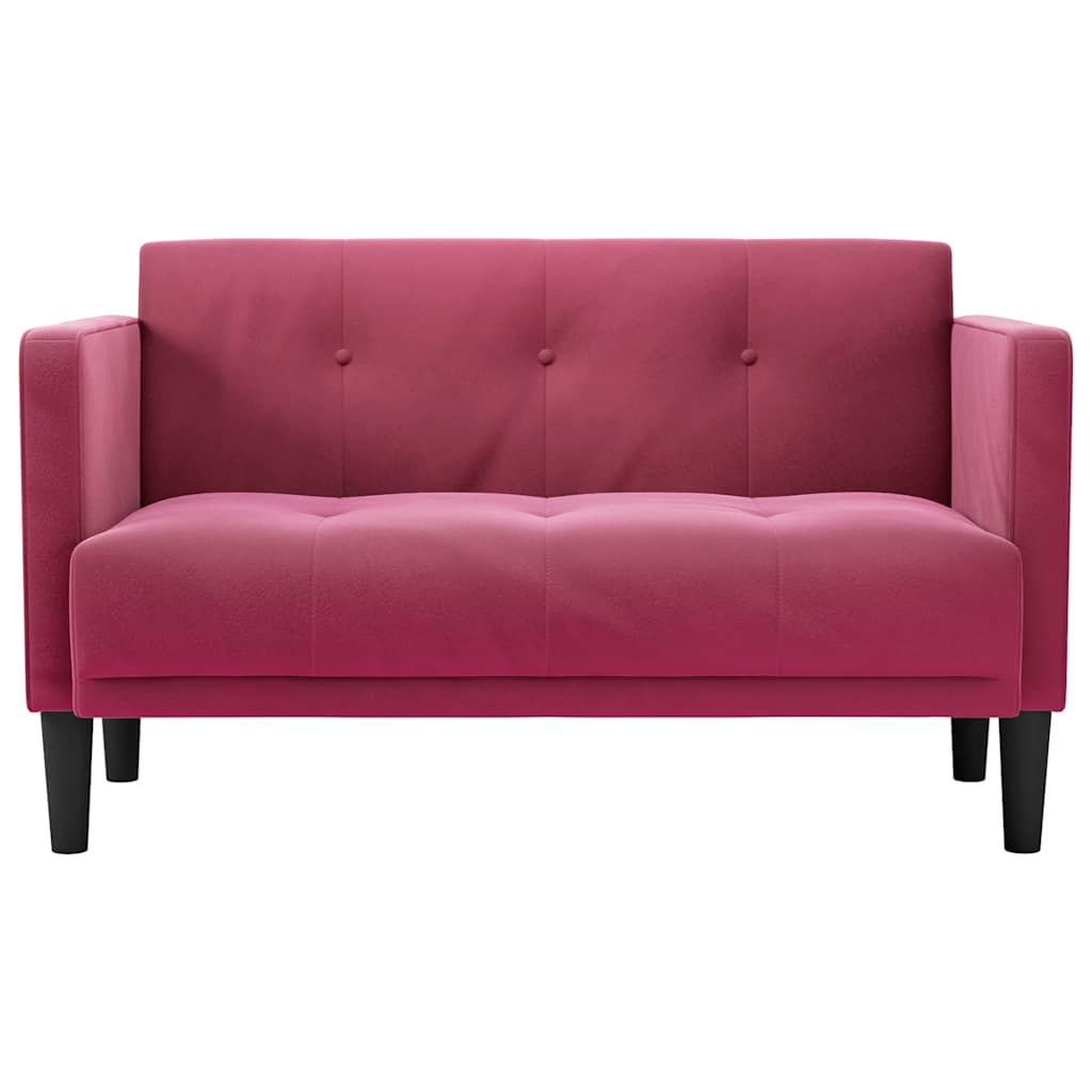 Zweisitzer-Sofa 111 Cm Samt