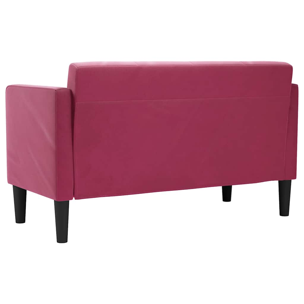 Zweisitzer-Sofa 111 Cm Samt