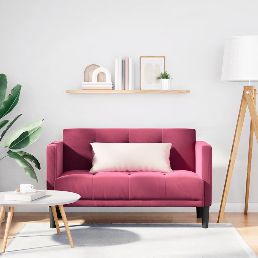 Zweisitzer-Sofa 111 Cm Samt