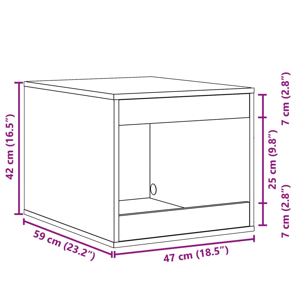 Katzenklo 47X59X42 Cm Holzwerkstoff