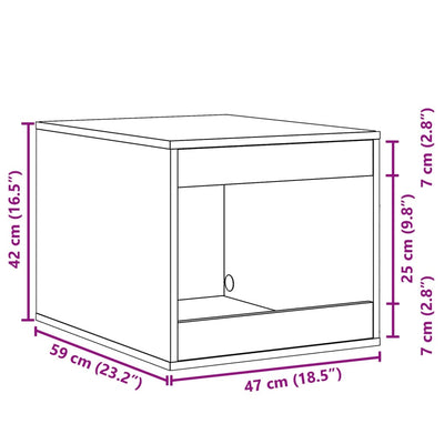 Katzenklo 47X59X42 Cm Holzwerkstoff