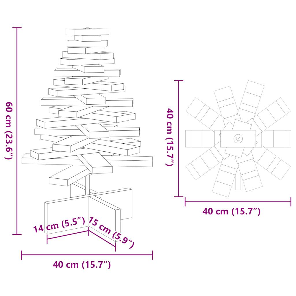 Weihnachtsbaum Zum Schmücken Massivholz Kiefer