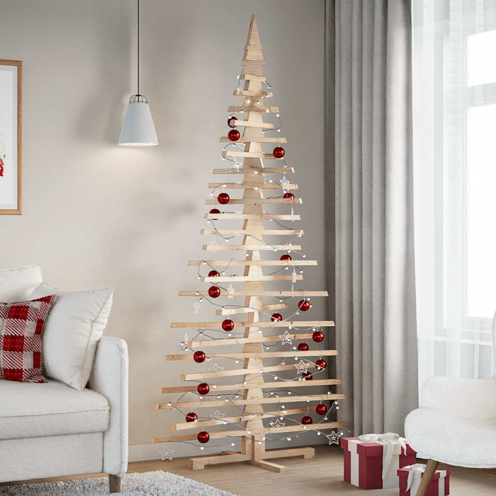 Weihnachtsbaum Holz Zum Schmücken Massivholz Kiefer