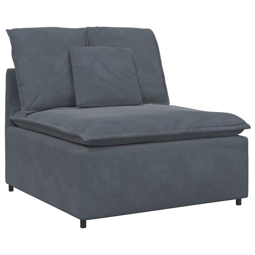 Modulares Sofa Mit Fußhocker Und Kissen