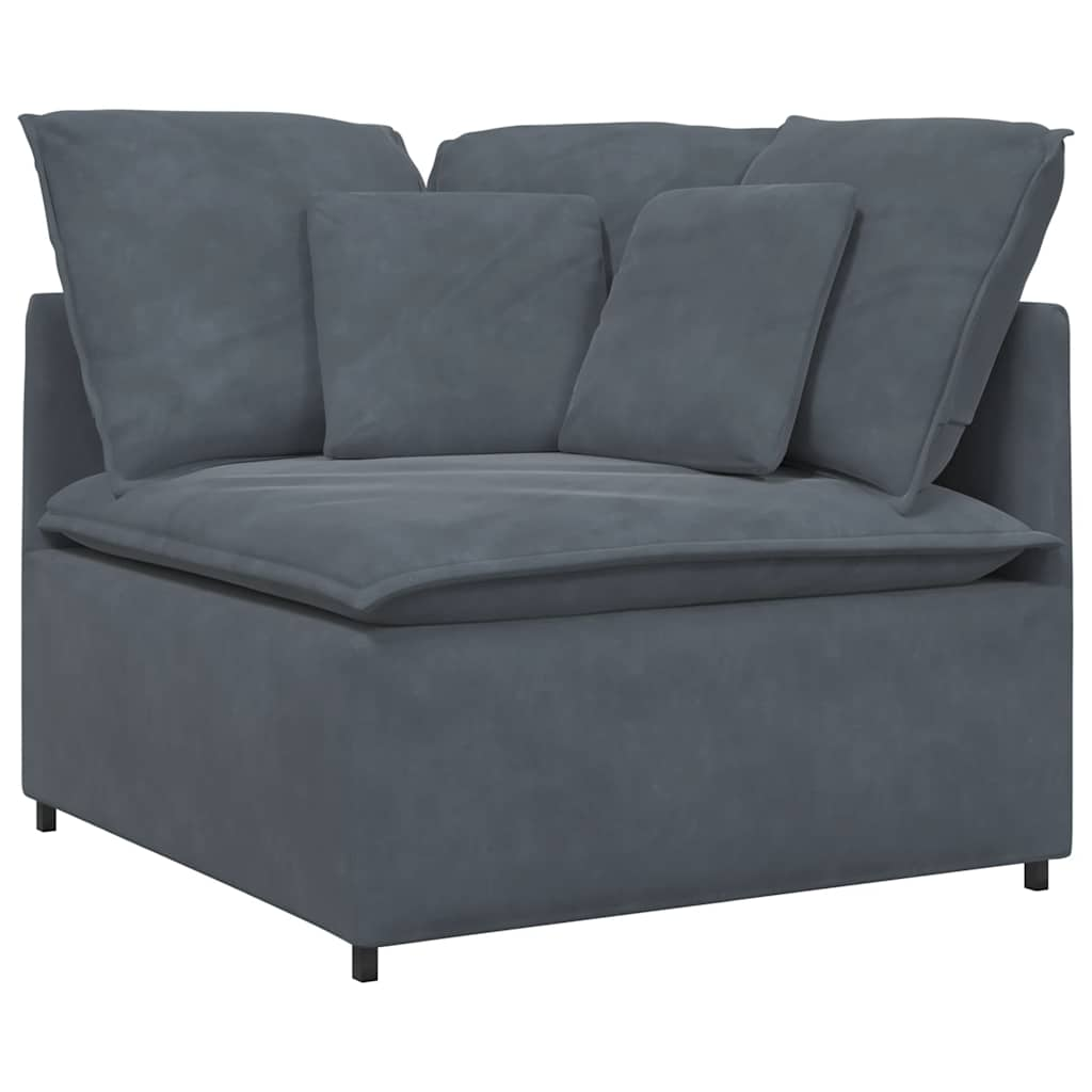 Modulares Sofa Mit Kissen Samt