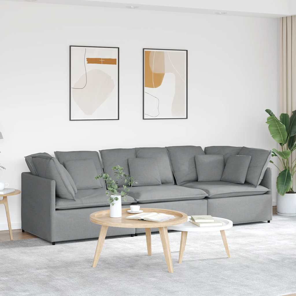 Modulares Sofa Mit Kissen Stoff