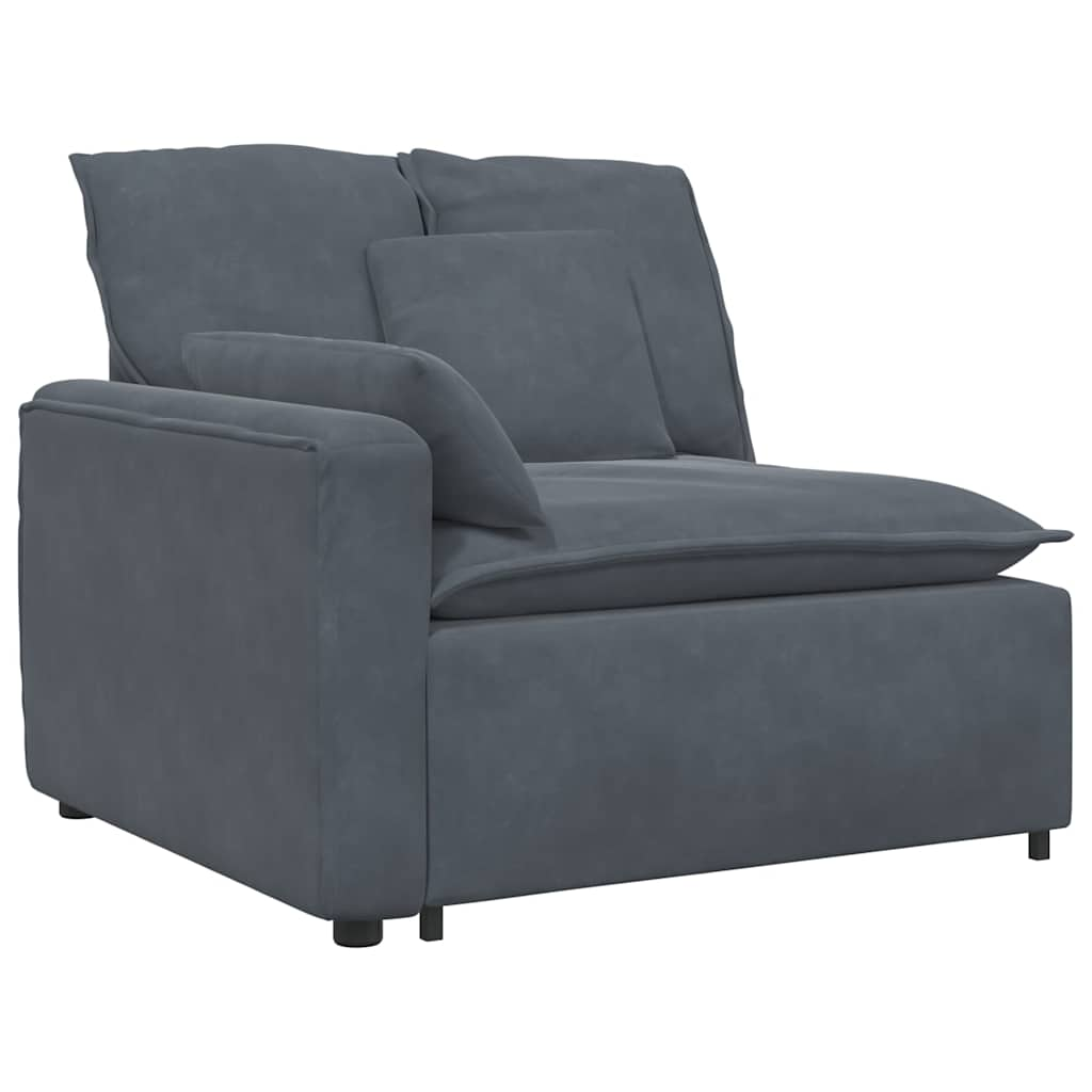 Modulares Sofa Mit Kissen Samt